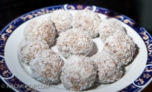 Raffaello treats, improved recipe by Ligia Pop.